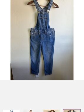 Levis Classic Blue Denim Women’s Overalls